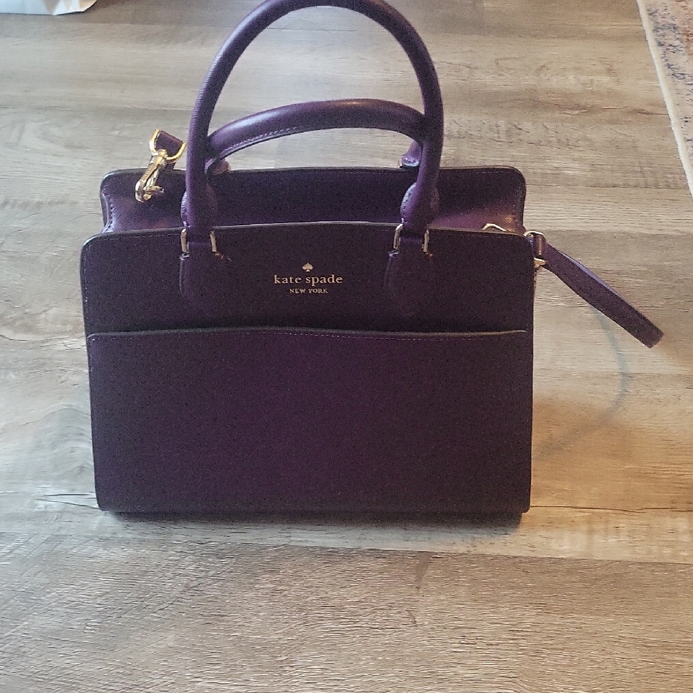 Kate Spade Deep Purple Satchel